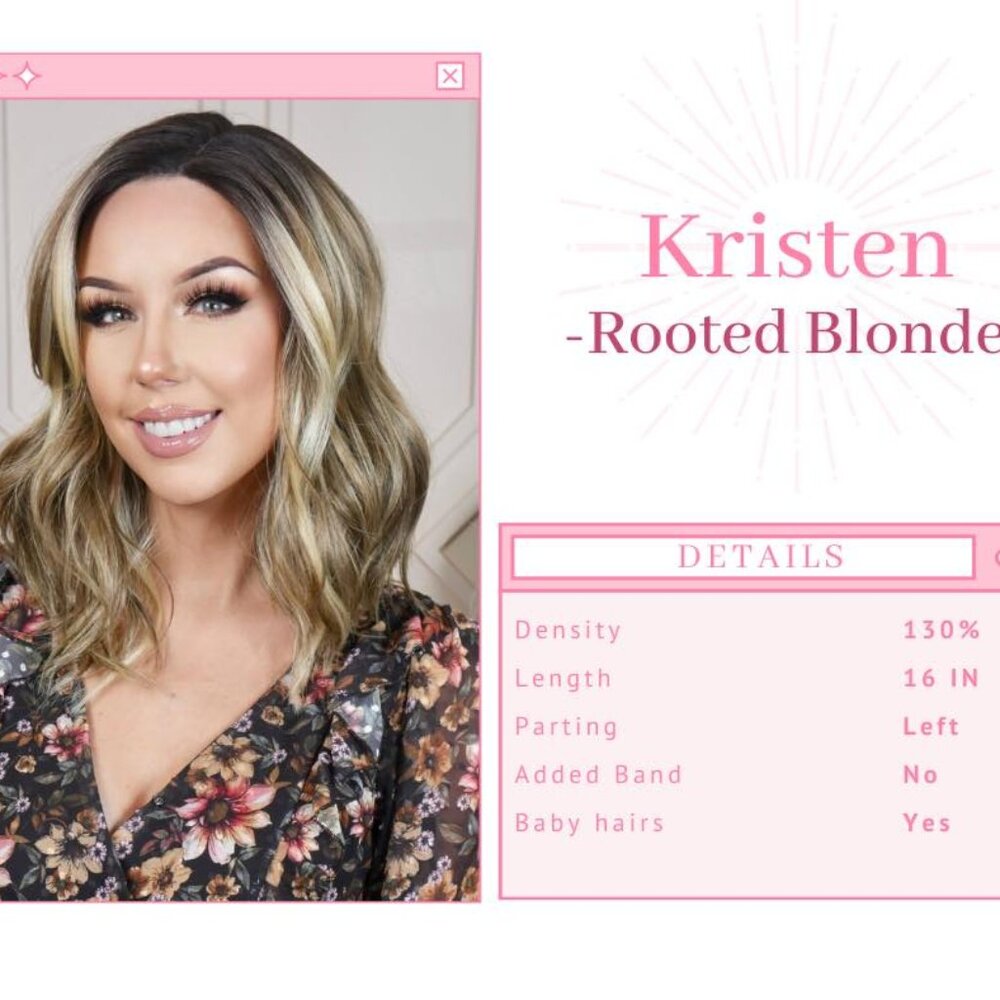 CSC Chelsey Smith Kristen Rooted Blonde Wig